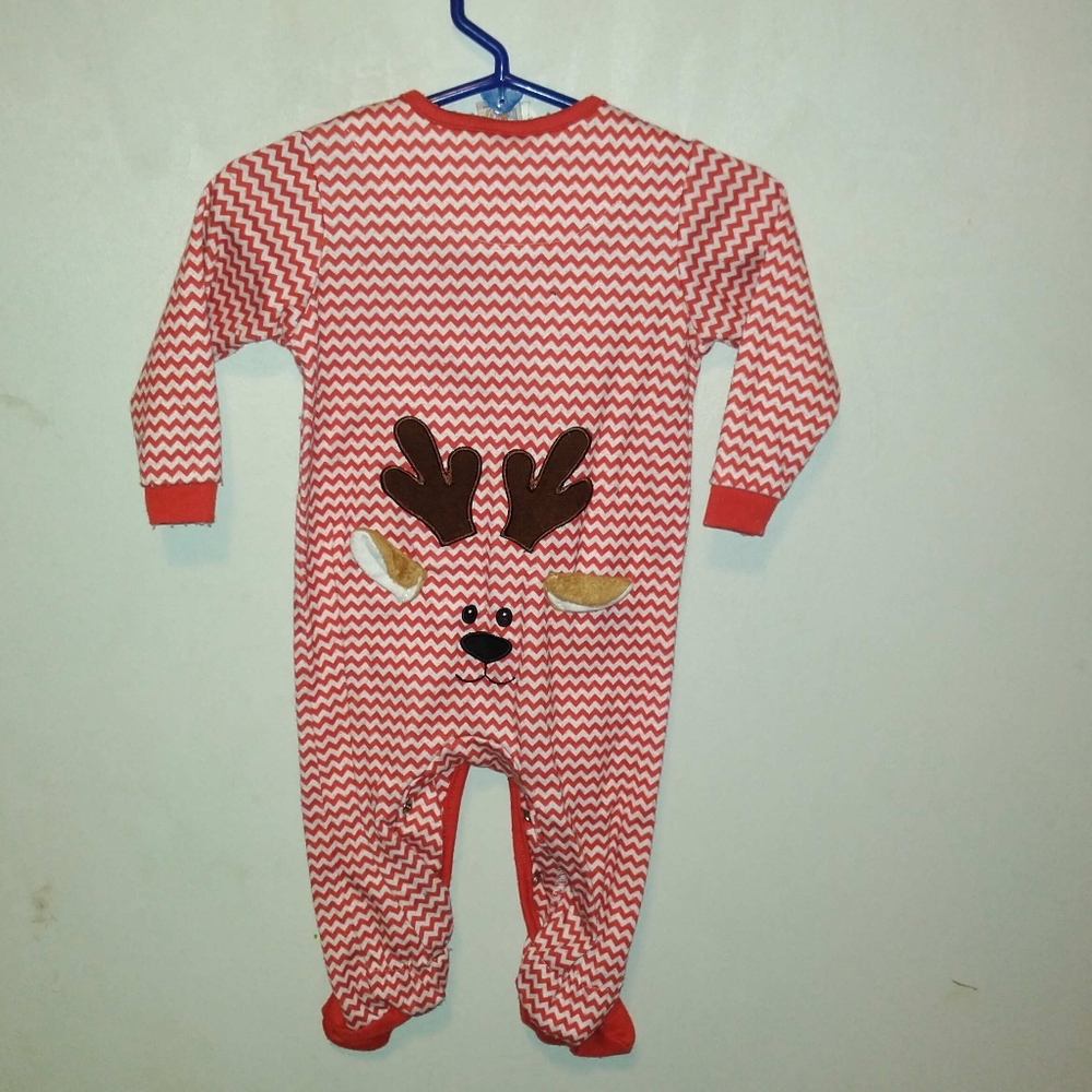 Christmas footed outfit